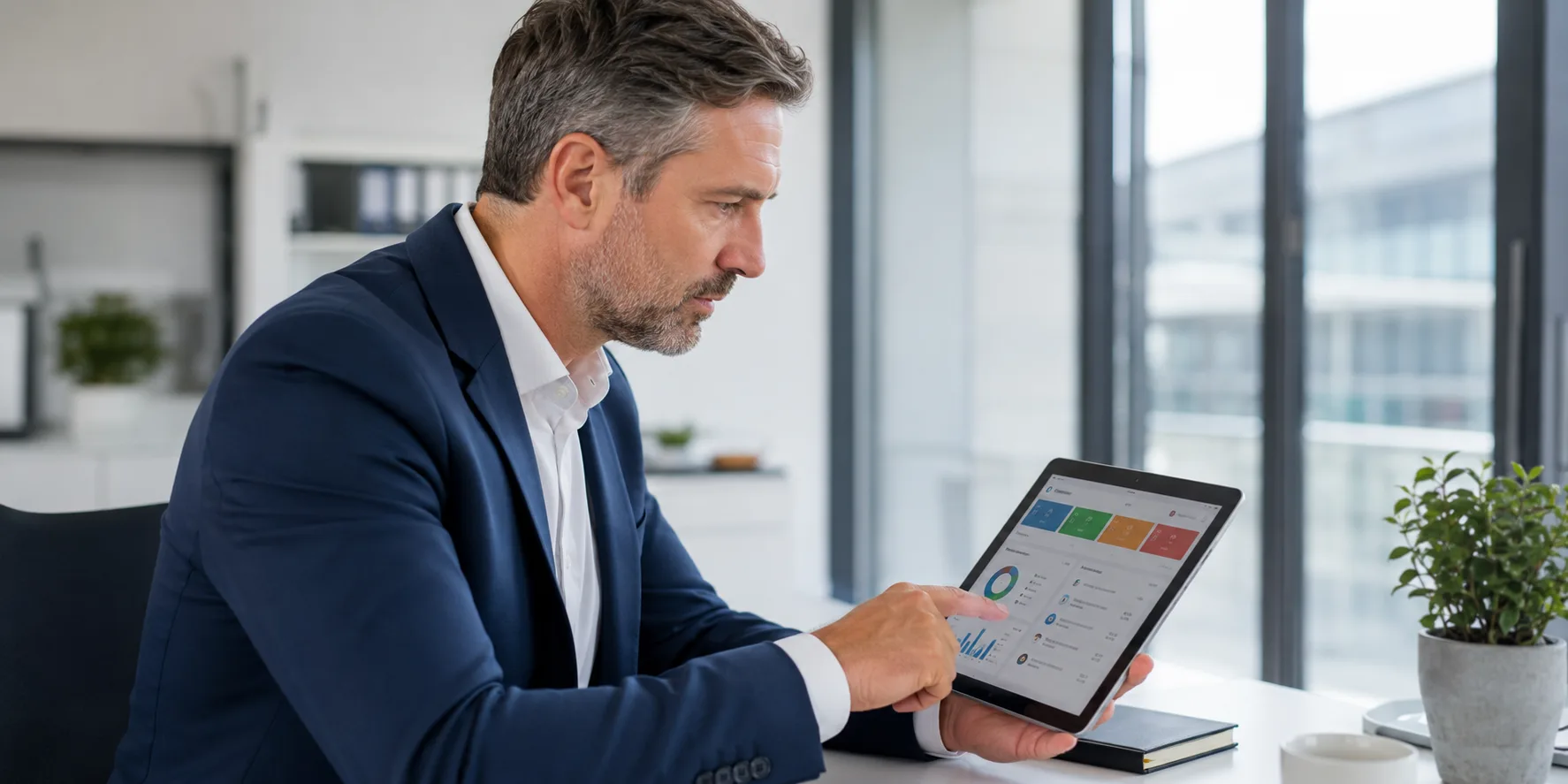 Sözleşme izleme sisteminde merkezi arşiv tarih hatırlatıcıları ve performans takibinin entegre edildiği yönetim dashboard'u